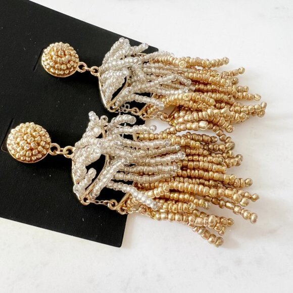 4/$25 BaubleBar Beaded Tiered Earrings - Picture 4 of 5